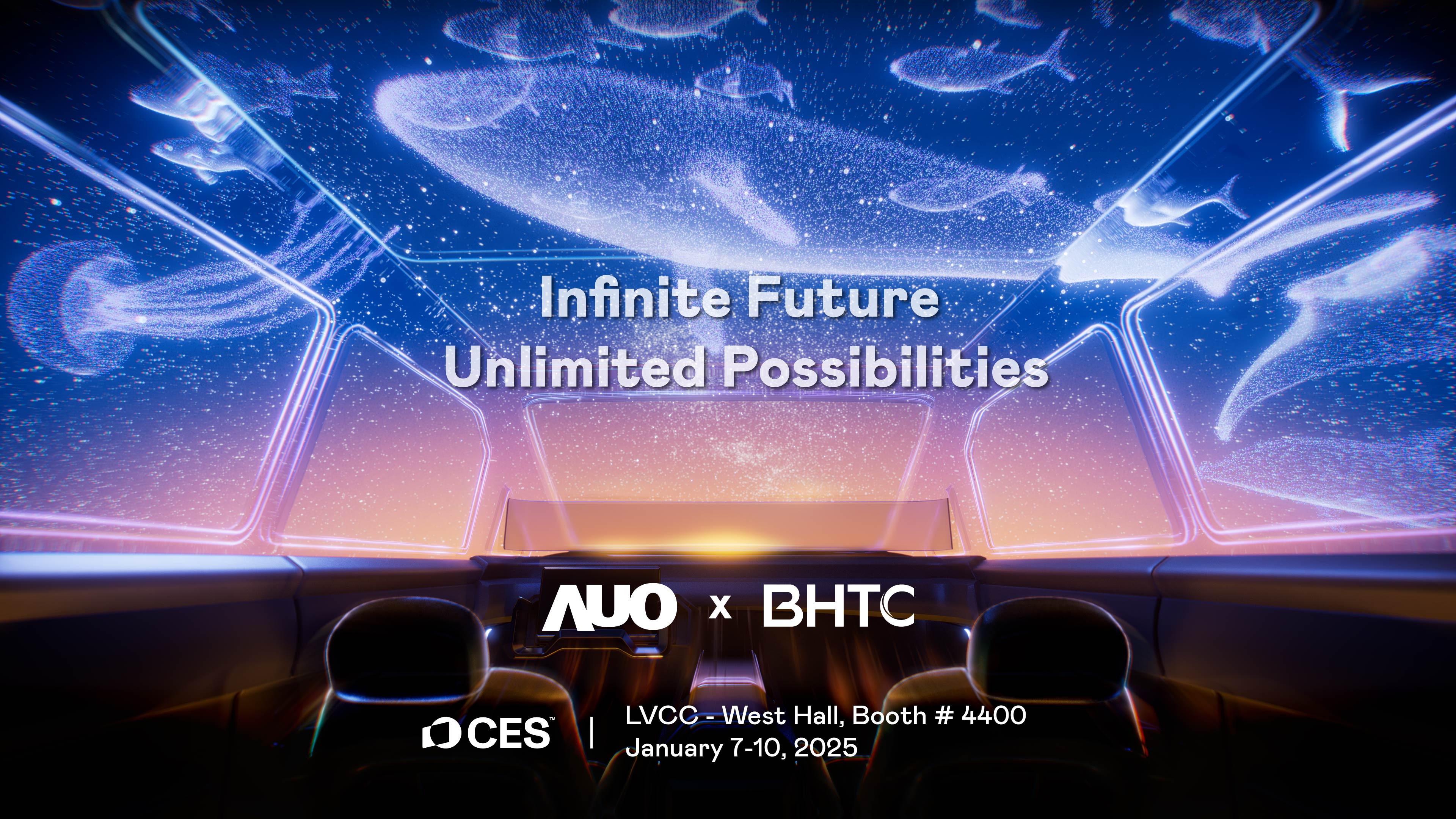 aoa体育以Infinite Future, Unlimited Possibilies为主题，联合BHTC于CES 2025扩大规模展出