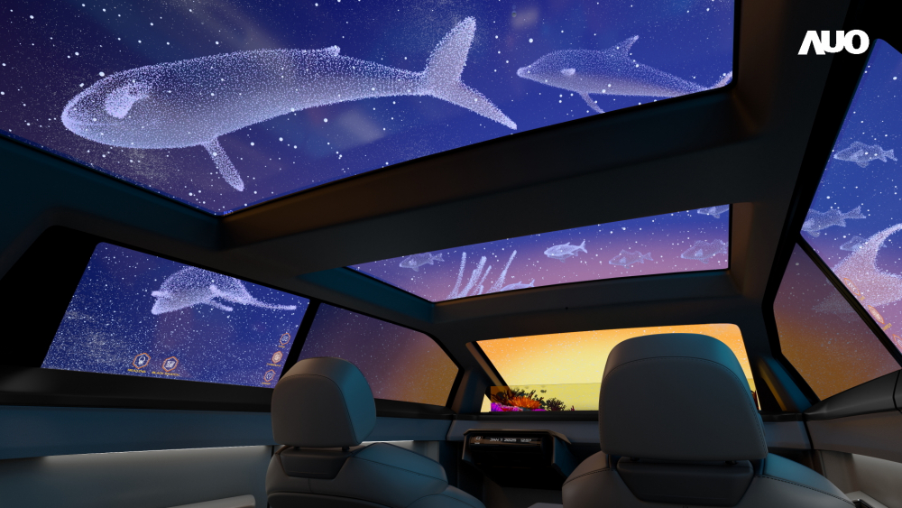 AUO showcases an array of industry-leading Micro LED Display HMI solutions through AOA Smart Cockpit 2025. Among them, the Virtual Sky Canopy is the world&rsquo;s first application of a large-size, transparent Micro LED display in a sunroof, providing a boundless immersive experience