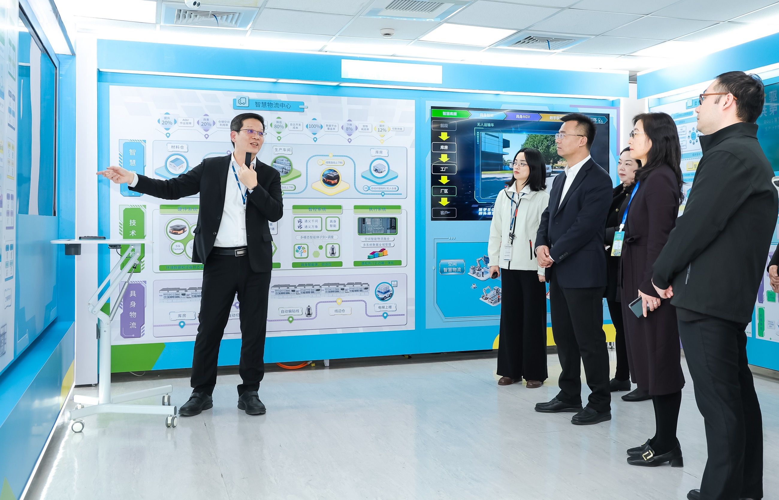 aoa体育苏州展示&rdquo;智能体&rdquo;在工业场景的深度应用，与&rdquo;具身智能&rdquo;在生产场景的创新整合，全面升级生产与管理流程，构建全链路智能制造体系，打造柔性自主工厂