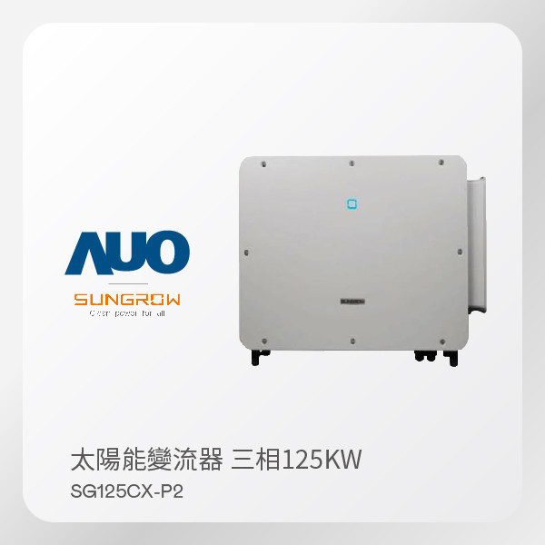 SUNGROW 太陽能變流器  SG125CX-P2（125kW 三相 380V）｜保固5年 SUNGROW 太陽能變流器  SG125CX-P2（125kW 三相 380V）｜保固5年